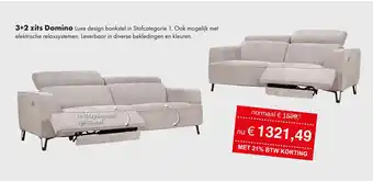 Woonsquare 3+2 zits Domino aanbieding