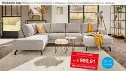 Woonsquare Hoekbank Capri aanbieding