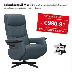 Woonsquare Relaxfauteuil Murcia aanbieding