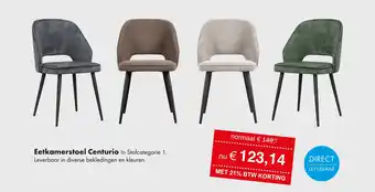 Woonsquare Eetkamerstoel Centurio aanbieding