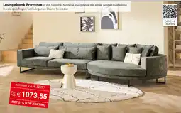 Woonsquare Loungebank Provence aanbieding