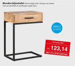 Woonsquare Mundra bijzettafel aanbieding