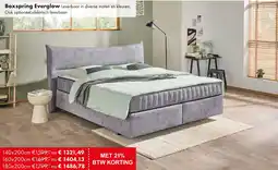 Woonsquare Boxspring Everglow aanbieding