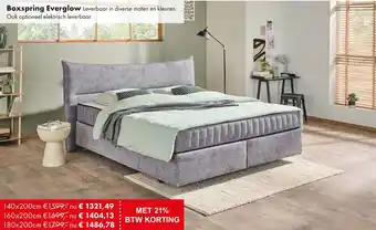 Woonsquare Boxspring Everglow aanbieding