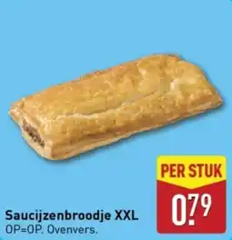 ALDI Saucijzenbroodje XXL aanbieding