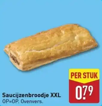 ALDI Saucijzenbroodje XXL aanbieding