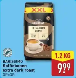 ALDI Barissimo Koffiebonen extra dark roast aanbieding