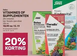 Ekoplaza Salus VITAMINES OF SUPPLEMENTEN aanbieding