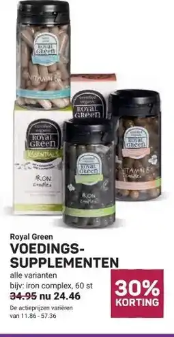 Ekoplaza Royal Green VOEDINGS- SUPPLEMENTEN aanbieding