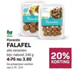 Ekoplaza Florentin FALAFEL aanbieding