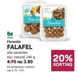 Ekoplaza Florentin FALAFEL aanbieding