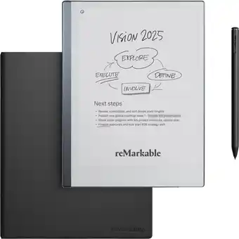 Coolblue reMarkable 2 met Leren Book Case Leer Zwart aanbieding