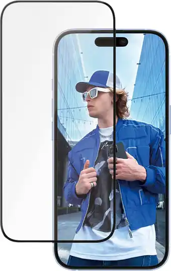 Coolblue PanzerGlass Ultra-Wide Fit Apple iPhone 16 Screenprotector Ceramic aanbieding