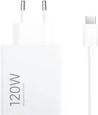 Coolblue Xiaomi Hypercharge Power Delivery Oplader 120W + Usb A naar Usb C Kabel (1m) Wit aanbieding