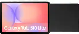 Coolblue Samsung Galaxy Tab S10 Lite 10,9 inch 256GB Wifi Zilver + Book Case Zwart aanbieding