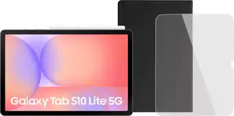 Coolblue Samsung Galaxy Tab S10 Lite 10,9 inch 256GB Wifi en 5G Grijs + Beschermpakket aanbieding