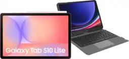 Coolblue Samsung Galaxy Tab S10 Lite 10,9 inch 256GB Wifi Rood + Toetsenbord Hoes QWERTY aanbieding