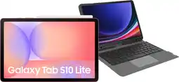 Coolblue Samsung Galaxy Tab S10 Lite 10,9 inch 256GB Wifi Rood + Toetsenbord Hoes QWERTY aanbieding