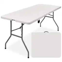 ANWB Goliving Inklapbare Tafel 180 x70x74cm Wit aanbieding