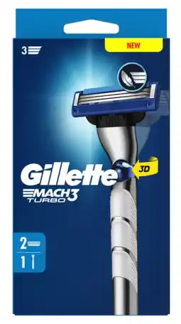 De Online Drogist Gillette Mach3 Turbo Scheersysteem aanbieding