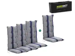 Kees Smit Madison tuinkussen set van 4 hoge rug aanbieding