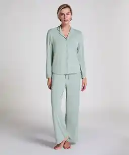 Hunkemoller Hunkemöller Broek Jersey Essential Groen aanbieding