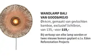 Nijhof Wandlamp Bali Van Good&Mojo 44 cm aanbieding