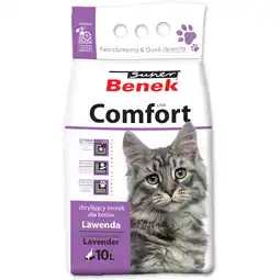 Zooplus 10l Super Benek Comfort Lavendel kattenbakvulling aanbieding