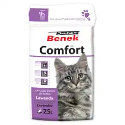 Zooplus 25l Super Benek Comfort Lavendel kattenbakvulling aanbieding