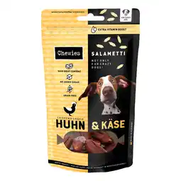 Zooplus 2x200g Chewies Salametti kip & kaas hondensnacks aanbieding