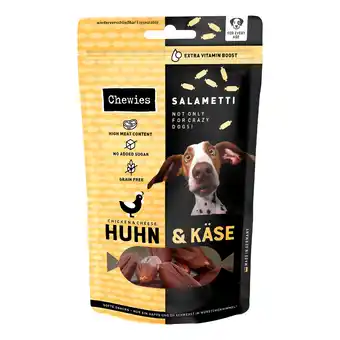 Zooplus 2x200g Chewies Salametti kip & kaas hondensnacks aanbieding