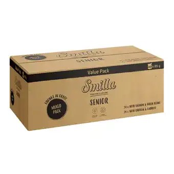 Zooplus Smilla verse zakjes Senior Hapjes in saus met groenten - JUMBOPACK Mixpaket (48 x 85 g) aanbieding