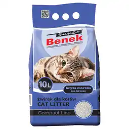 Zooplus 10l Super Benek Compact met Sea Breeze Kat aanbieding