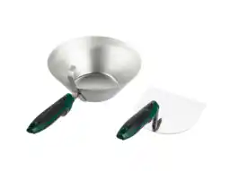 Lidl PARKSIDE Pleisterlepel en troffel of mortelplaat aanbieding