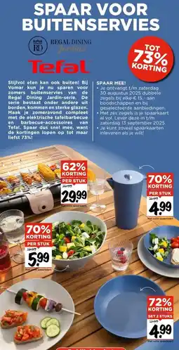 Vomar Voordeelmarkt SPAAR VOOR BUITENSERVIES aanbieding