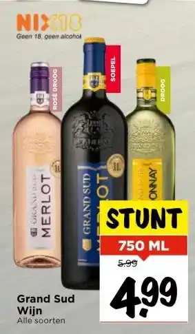 Vomar Voordeelmarkt Grand Sud Wijn aanbieding