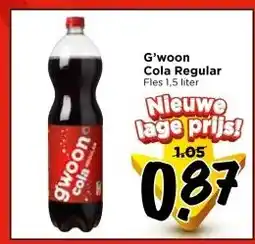 Vomar Voordeelmarkt G'woon Cola Regular aanbieding