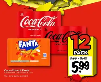 Vomar Voordeelmarkt Coca-Cola of Fanta aanbieding
