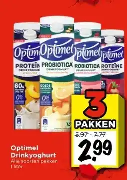 Vomar Voordeelmarkt Optimel Drinkyoghurt aanbieding