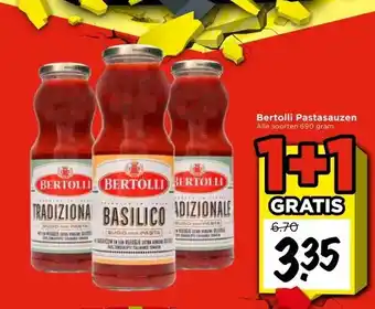 Vomar Voordeelmarkt Bertolli Pastasauzen aanbieding