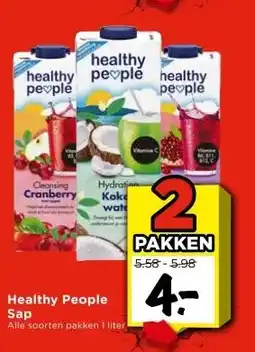 Vomar Voordeelmarkt Healthy People Sap aanbieding