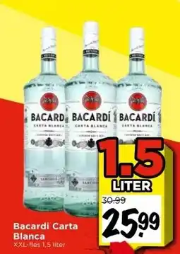 Vomar Voordeelmarkt Bacardi Carta Blanca aanbieding