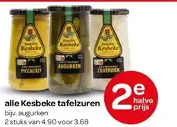 Spar alle Kesbeke tafelzuren aanbieding