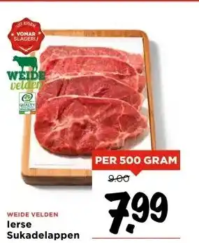 Vomar Voordeelmarkt WEIDE VELDEN lerse Sukadelappen aanbieding