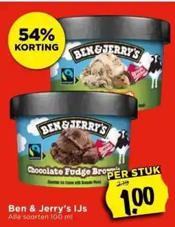 Vomar Voordeelmarkt Ben & Jerry's IJs aanbieding