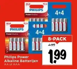 Vomar Voordeelmarkt Philips Power Alkaline Batterijen aanbieding