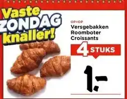 Vomar Voordeelmarkt Versgebakken Roomboter Croissants aanbieding