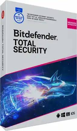 Bol.com Bitdefender Total Security - Beveiligingssoftware - 24 Maanden - 5 Apparaten - Nederlands aanbieding