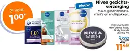 Trekpleister Nivea gezichtsverzorging aanbieding