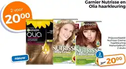 Trekpleister Garnier Nutrisse en Olia haarkleuring aanbieding